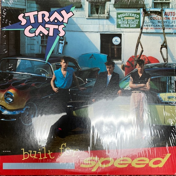 Stray Cats 1982 Built For Speed Vinyl Lp - Picture 2 of 6